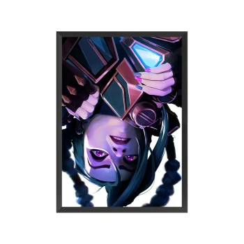 تابلو شخصیت جینکس انیمیشن آرکین Jinx from Arcane