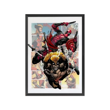 تابلو کمیک ددپول و ولورین Deadpool & Wolverine Comic