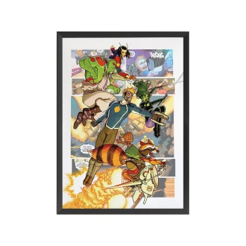 تابلو کمیک نگهبانان کهکشان Guardians of the Galaxy Comic