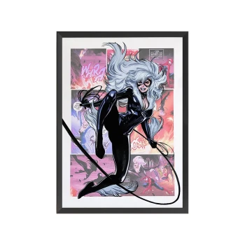 تابلو کمیک گربه سیاه Black Cat Comic