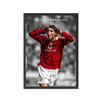 تابلو کریستیانو رونالدو در منچستر یونایتد Cristiano Ronaldo