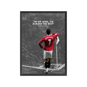 تابلو کریستیانو رونالدو در تیم منچستر یونایتد Cristiano Ronaldo