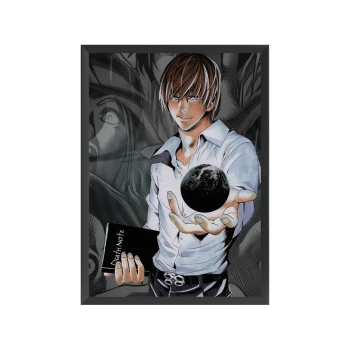 تابلو شخصیت لایت یاگامی انیمه دفتر مرگ Light Yagami