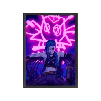تابلو طرح جینکس سریال آرکین Jinx from Arcane